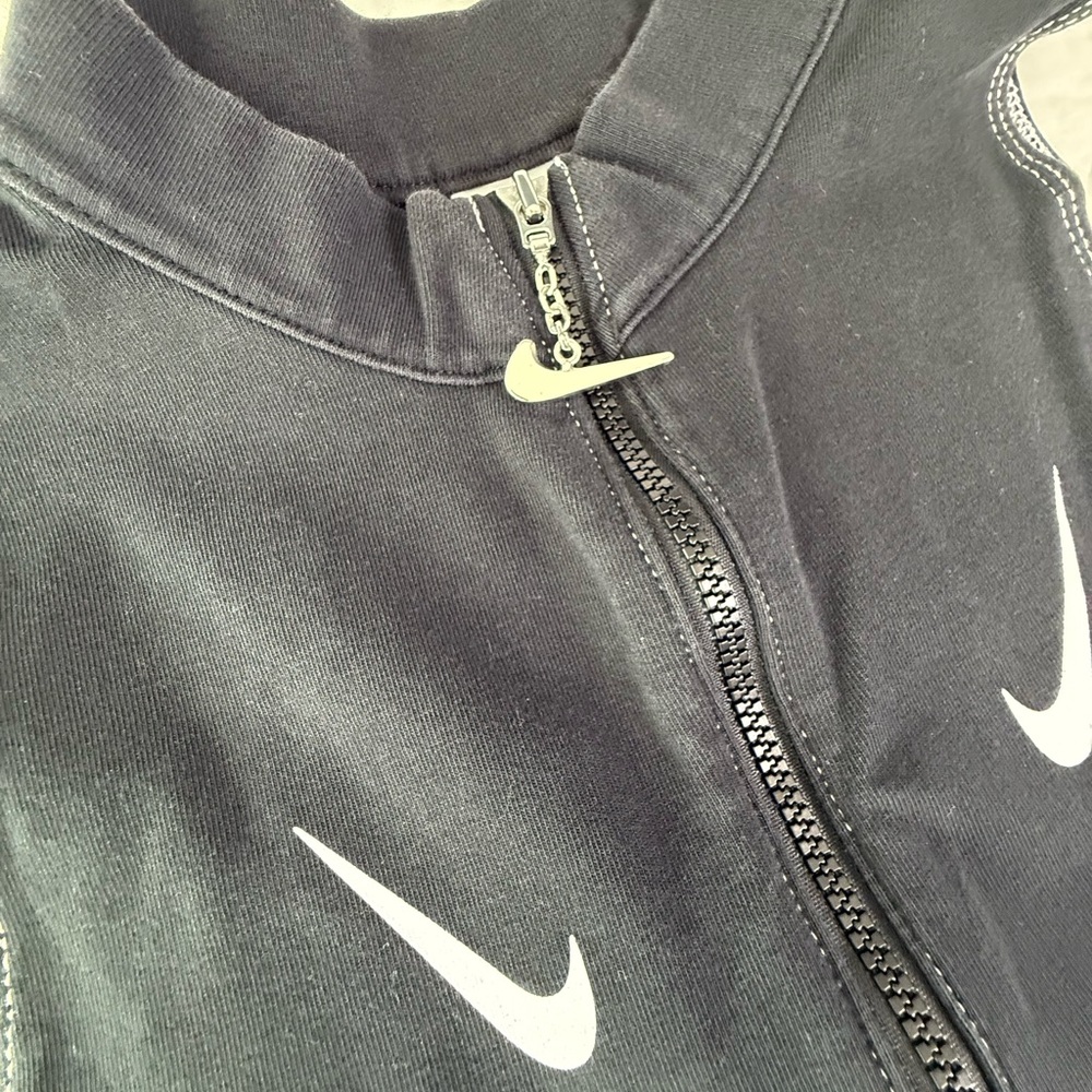 Nike Black Mini Dress with White Swoosh - Picture 4 of 15